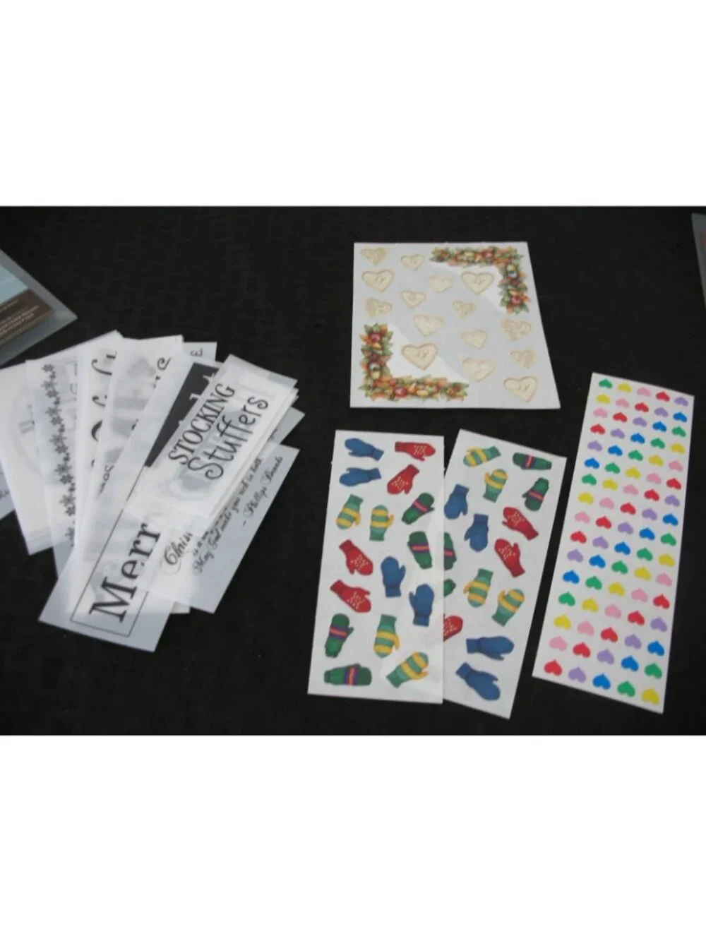 CREATIVE MEMORIES LOT Holly Days,Dazzle, Christmas Gr Lengths, Christmas quotes
